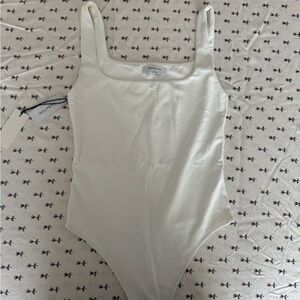 Aritzia Babaton Cream Bodysuit for Women